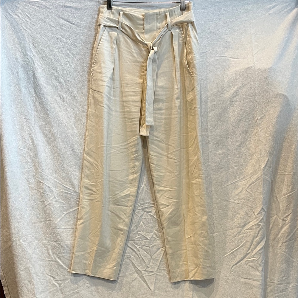 Rag & Bone Cream Women's Chinos with Belt